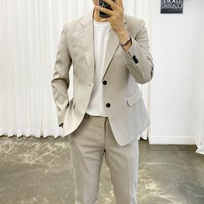 아도르클래식 남성용 슬림핏 캐주얼 정장 세트 패션의류/잡화/남성패션 반품 최저가 67,410원