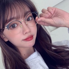 멜라크메 동글이 하금테 가벼운 스틸 타티타늄 안경테 패션의류/잡화/여성패션 반품 최저가 10,250원