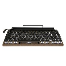 앱코 레트로 기계식 우드 유무선겸용 텐키리스 키보드, Wood, TW1867, 적축 가전디지털/키보드/마우스 반품 최저가 51,060원