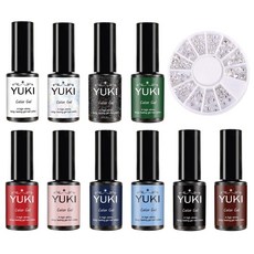 유키 낭만네일 10종 A세트 + 크리스탈 네일스톤세트, 젤네일 10종 + 크리스탈 네일스톤, 1세트 뷰티/네일 반품 최저가 38,680원
