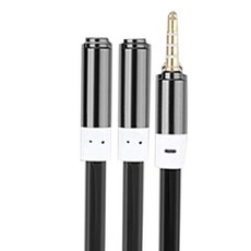칼론 스테레오 칼국수 커플Y잭 AUX 케이블, APC-A06, 블랙, 1개 가전디지털/음향기기 반품 최저가 3,350원