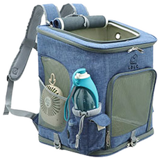 LDLC 스퀘어프론트 애견가방, BLUE, 1개 반려동물용품/고양이 용품 반품 최저가 32,150원