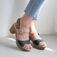 단골언니 여성용 배색 빅버클 샌들힐 세비체 패션의류/잡화/여성패션 반품 최저가 18,450원