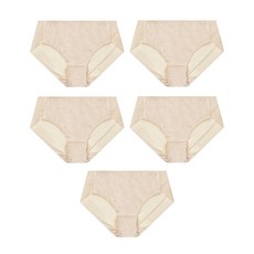 [빅사이즈 포함]블루핀 여성용 노라인 햄팬티 5종세트 패션의류/잡화/속옷/잠옷 반품 최저가 12,300원