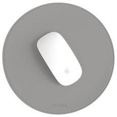 소이믹스 가죽 마우스패드 써클 SOL5C, 그레이, 1개 가전디지털/키보드/마우스 반품 최저가 4,680원