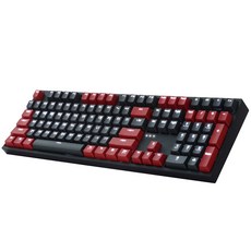 COX 게이트론 LED 게이밍 기계식 키보드, 레드 + 다크그레이, CK108, 녹축 가전디지털/키보드/마우스 반품 최저가 35,640원 로켓배송