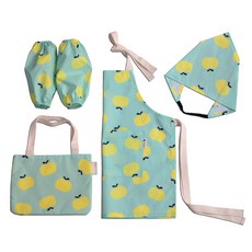 세맘스 애플냠냠 유아앞치마 + 두건 + 팔토시 + 가방 세트 패션의류/잡화/유아동패션 반품 최저가 12,610원