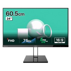 알파스캔 FHD AOC 프리싱크 75 DP 시력보호 모니터, 60.5cm, 24V2Q 가전디지털/모니터 반품 최저가 115,170원