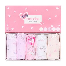 블루핀 여아용 유니콘 순면 삼각팬티 5매입 세트 패션의류/잡화/유아동패션 반품 최저가 7,470원