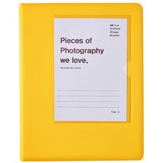 토비앨범 포켓식 앨범 백지내지 4x6, 옐로우, 40매 가전디지털/카메라 반품 최저가 6,340원