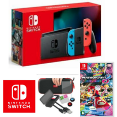닌텐도스위치 본체 HAD 네온 + 마리오카트 + 겜맥 필수악세서리7종 가전디지털/게임 반품 최저가 349,220원