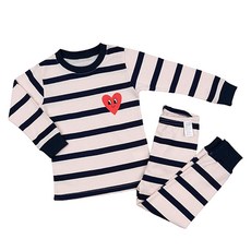 메이키즈 아동용 하트룩크림 30수 후라이스 상하의 세트 패션의류/잡화/유아동패션 반품 최저가 7,990원