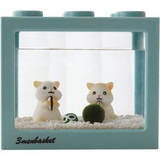 세남자바스켓 마리모 전용 햄스터친구들 DIY 블럭어항 세트, 레트로블루, 1세트 반려동물용품/관상어 용품 반품 최저가 7,750원