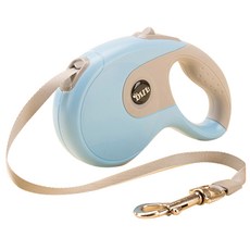 블럭마트 반려동물용 럭셔리 자동 리드줄, 블루 반려동물용품/펫티켓 산책용품 반품 최저가 14,160원