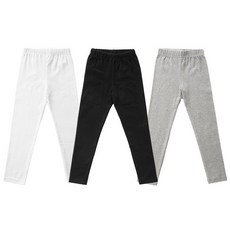 베이스알파에센셜 키즈 아동용 코튼 스판 레깅스 3종 세트 패션의류/잡화/유아동패션 반품 최저가 8,760원