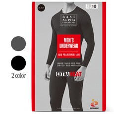 베이스알파에센셜 남성용 엑스트라히트 흡습 발열내의 세트 패션의류/잡화/속옷/잠옷 반품 최저가 10,610원