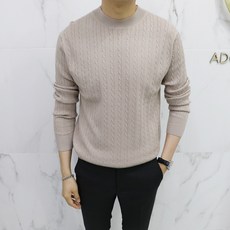 아도르클래식 트위드 꽈배기 캐시미어 라운드 긴팔 니트(ZR) 패션의류/잡화/남성패션 반품 최저가 11,200원