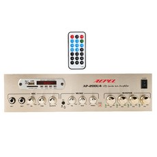 AEPEL 4채널 usb 블루투스 멀티앰프, AP-200U4, 골드 가전디지털/음향기기 반품 최저가 156,300원