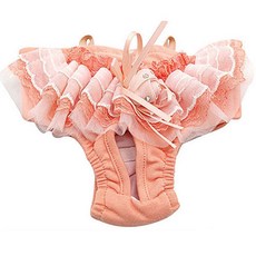 제제펫 애완동물 프릴 레이스 위생팬티 끈포함 Y405PDHP011, 소형, 1개 반려동물용품/펫티켓 산책용품 반품 최저가 8,100원