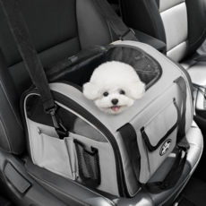 멍뭉스 강아지 카시트, 그레이, 1개 반려동물용품/강아지 용품 반품 최저가 37,470원