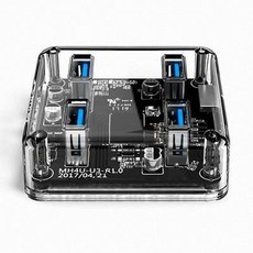 오리코 USB3.0 무전원 허브 MH4U-U3-10, 투명, 1개 가전디지털/PC부품 반품 최저가 13,620원
