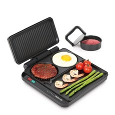 키친아트 180도 오픈 햄버거 멀티그릴, KG-H3923AK 가전디지털/주방가전 반품 최저가 23,900원