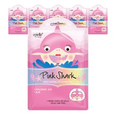 에피엘르 캐릭터 마스크팩 상어, 1개입, 6개 뷰티/스킨케어 반품 최저가 6,500원