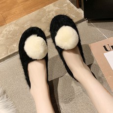 알럽홈 커버 퍼 방울 플랫슈즈 패션의류/잡화/여성패션 반품 최저가 11,260원