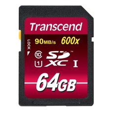 트랜센드 일반 SDXC UHS-I Class10 600X 메모리카드, 64GB, 1개 가전디지털/저장장치 반품 최저가 40,330원
