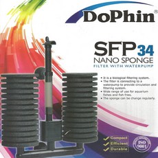 도핀 나노 스펀지쌍기 SFP-34 / 수중모터 일체형, 1개 반려동물용품/관상어 용품 반품 최저가 11,150원