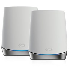넷기어 오르비 WiFi 6 트라이밴드 기가비트 무선메시 와이파이시스템 공유기 AX4200, 2개 가전디지털/PC주변기기 반품 최저가 349,300원