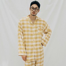 파란 커플용 스퀘어 빅 체크 잠옷 상하의 세트 패션의류/잡화/속옷/잠옷 반품 최저가 24,560원