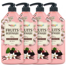 탐사 촉촉한 후르츠 바디워시, 900g, 4개 뷰티/바디 반품 최저가 10,000원