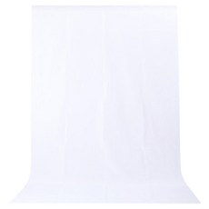 폴리천 방송 촬영 배경천 크로마키 스크린 2 x 3 m, 화이트, 1개 가전디지털/카메라 반품 최저가 15,550원