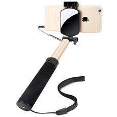 셀루미 AT-300 프리미엄 Vol.2 빅 미러 유선 셀카봉, 샴페인 골드, 1개 undefined/undefined 반품 최저가 5,590원