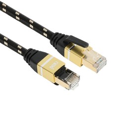 넥시 CAT7 S-FTP 파인골드 랜선 고속 인터넷 UTP 랜케이블, 10m, 블랙, 1개 가전디지털/PC주변기기 반품 최저가 21,740원