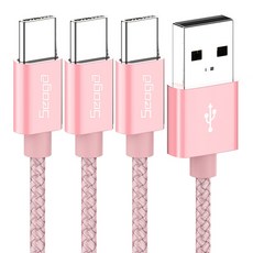 서가 메탈 C타입 고속충전 케이블, 핑크, 3개, 1.5m 가전디지털/휴대폰 액세서리 반품 최저가 6,950원