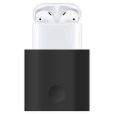 컴스 에어팟 충전 거치대 ID555, Black 가전디지털/PC주변기기 반품 최저가 5,550원