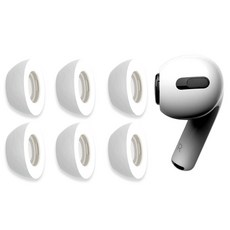 컴플라이 에어팟 프로 1 / 2 세대 NEW 폼팁 L, 44-50341-23, 화이트, 6개 가전디지털/음향기기 반품 최저가 38,190원