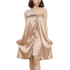 사틴 랩 골프가운 퀸도트 패션의류/잡화/속옷/잠옷 반품 최저가 19,900원