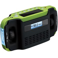 7in1 자가발전 태양광 라디오 랜턴, SB-5020, 그린 가전디지털/음향기기 반품 최저가 31,470원