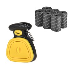 리젠스 반려동물 풉백 퀵처리기 L + 배변봉투 20p 세트, 노랑, 1세트 반려동물용품/강아지 용품 반품 최저가 12,330원