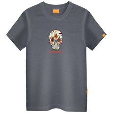 엘라모 플라워해골 반팔 티셔츠 패션의류/잡화/남녀 공용 의류 반품 최저가 4,560원