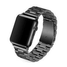 프리미엄 메탈 스마트워치 스트랩 밴드 (42mm / 44mm 호환 가능), 블랙, 블랙_(42mm/44mm), 1개 가전디지털/스마트워치/밴드 반품 최저가 10,090원