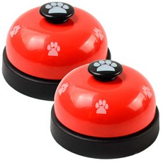강아지 장난감 콜벨 훈련용품, 레드 + 블랙, 2개 undefined/undefined 반품 최저가 2,940원
