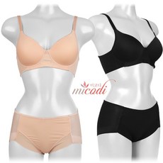 미코디 노와이어 몰드브라 거들형 팬티세트 306004 패션의류/잡화/속옷/잠옷 반품 최저가 20,200원