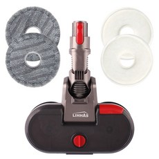 리하스 다이슨 전용 물걸레 브러쉬 키트 + 일회용 청소포 부착가능 찍찍이패드 2p, LV-7, 1개 가전디지털/청소기 반품 최저가 21,130원