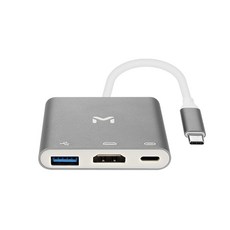메이텍 3 in 1 C타입 멀티허브, 실버, 1개 가전디지털/PC부품 반품 최저가 13,770원