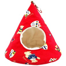 꼬깔 침대 포치 은신처 앵무새용품, 레드, 1개 반려동물용품/소동물/가축용품 반품 최저가 12,860원