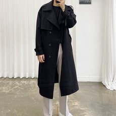 아도르클래식 2컬러 오버핏 커플 트렌치 비조 더블 봄 가을 코트 패션의류/잡화/남녀 공용 의류 반품 최저가 39,660원